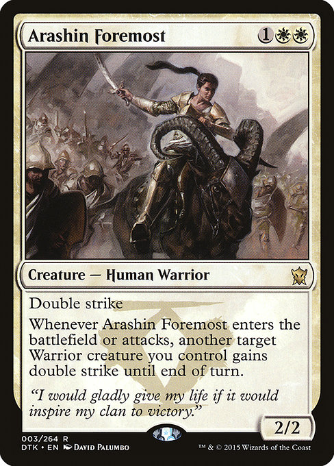 Arashin Foremost - Dragons of Tarkir Rare Card