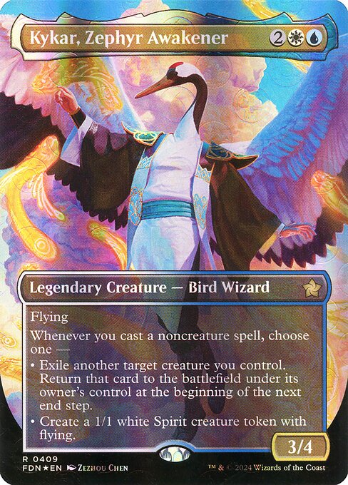 Kykar, Zephyr Awakener - Foundations Rare Card