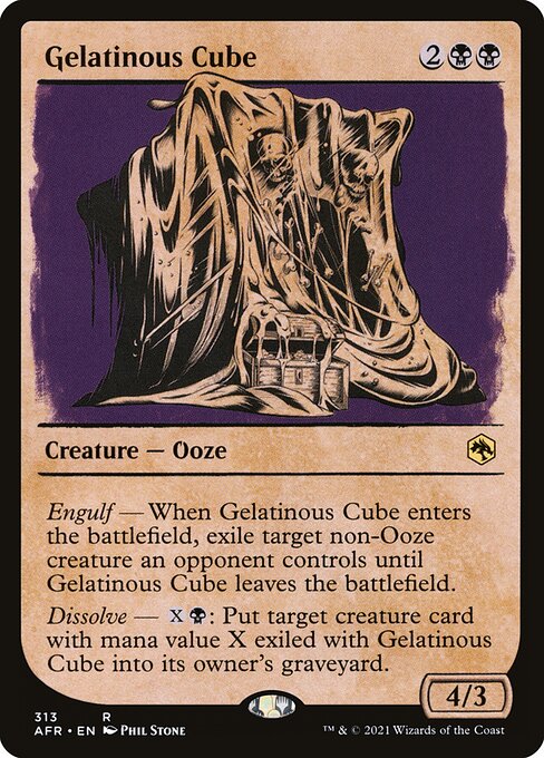 Gelatinous Cube - Adventures in the Forgotten Realms Rare Card
