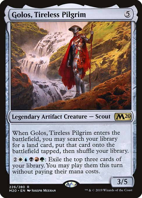 Golos, Tireless Pilgrim - Core Set 2020 Rare Card