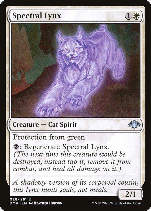 Spectral Lynx - Dominaria Remastered Uncommon Card