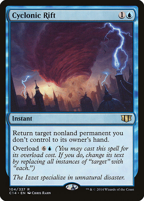 Cyclonic Rift - Commander 2014 Rare Card
