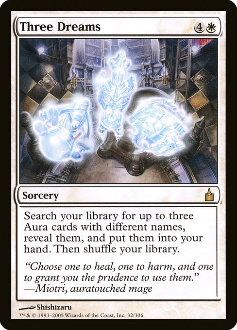 Three Dreams - Ravnica: City of Guilds Rare Card