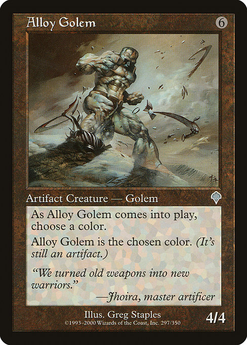 Alloy Golem - Invasion Uncommon Card