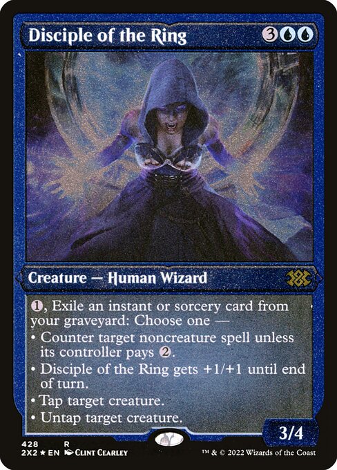 Disciple of the Ring - Double Masters 2022 Rare Card