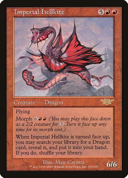 Imperial Hellkite - Legions Rare Card