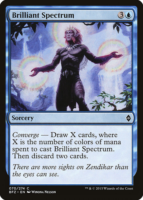 Brilliant Spectrum - Battle for Zendikar Common Card