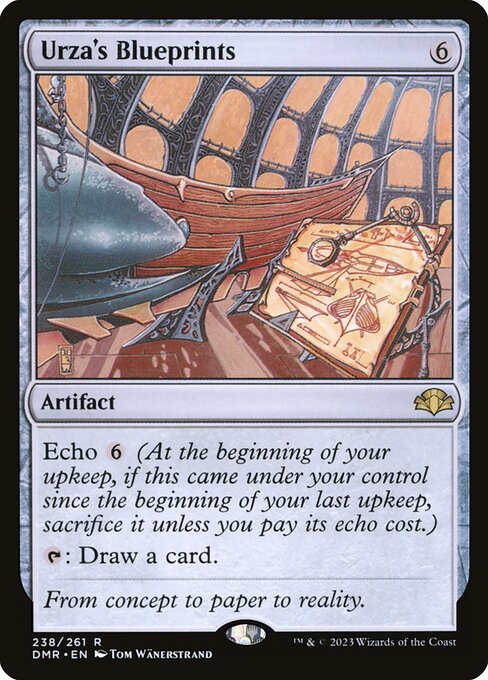 Urza's Blueprints - Dominaria Remastered Rare Card