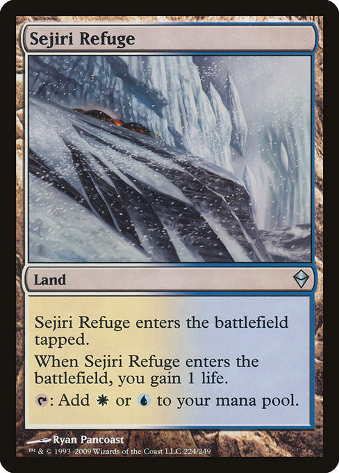 Sejiri Refuge - Zendikar Uncommon Card
