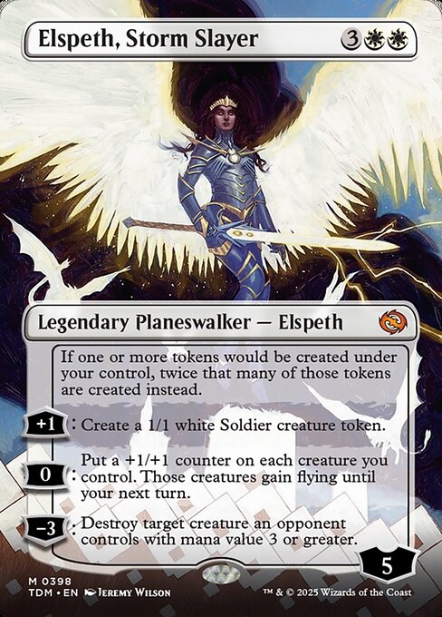 Elspeth, Storm Slayer - Tarkir: Dragonstorm Mythic Card