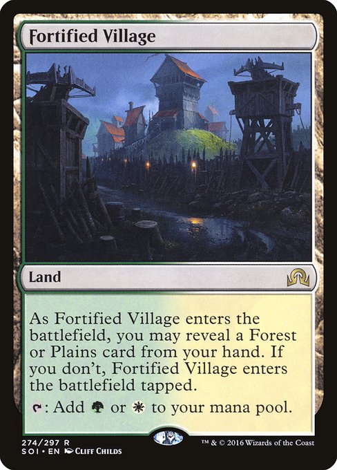 Fortified Village - Shadows over Innistrad Rare Card