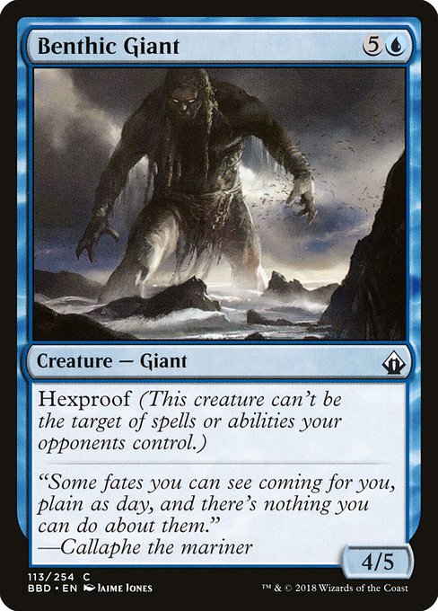 Benthic Giant - Battlebond Common Card