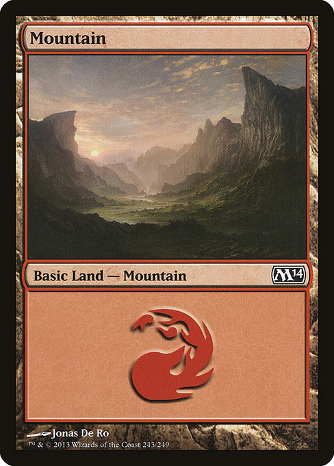 Mountain - Magic 2014 Common Card