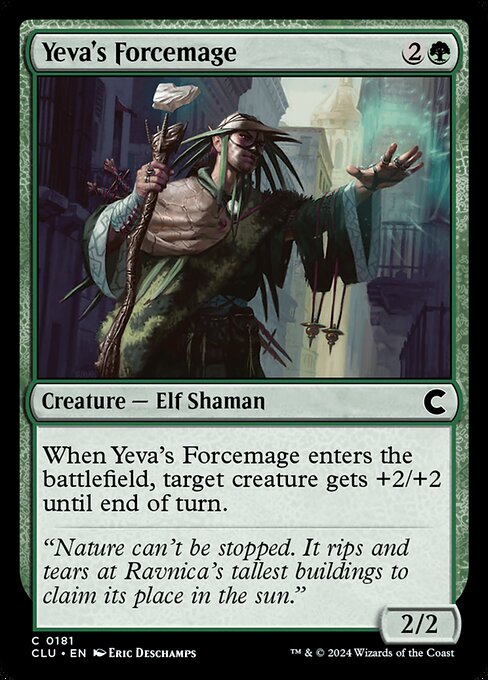 Yeva's Forcemage - Ravnica: Clue Edition Common Card