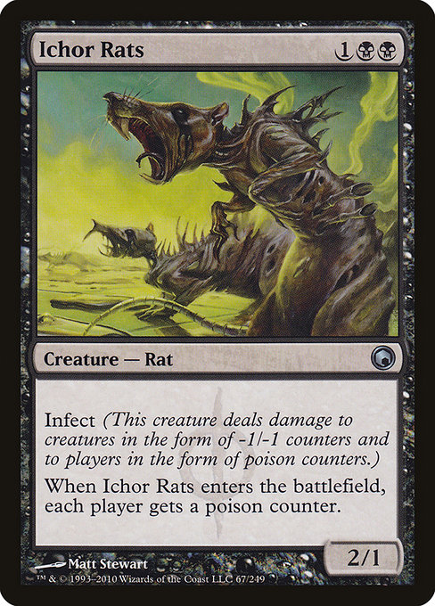 Ichor Rats - Scars of Mirrodin Uncommon Card