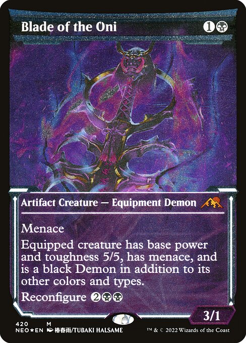 Blade of the Oni - Kamigawa: Neon Dynasty Mythic Card