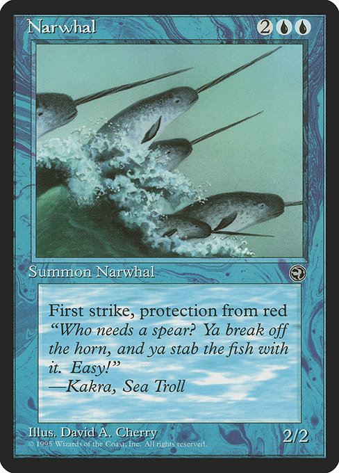 Narwhal - Homelands Rare Card