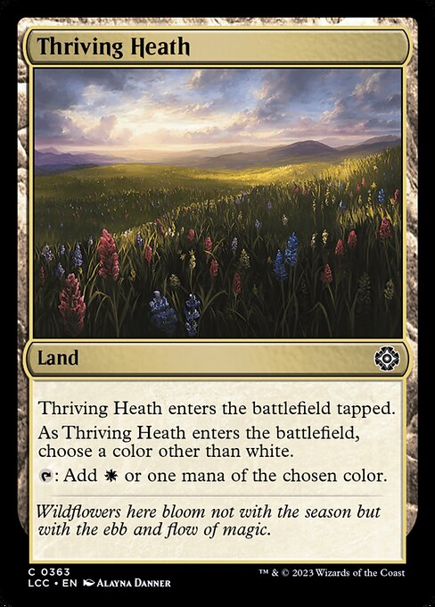 Thriving Heath - The Lost Caverns of Ixalan Commander Common Card