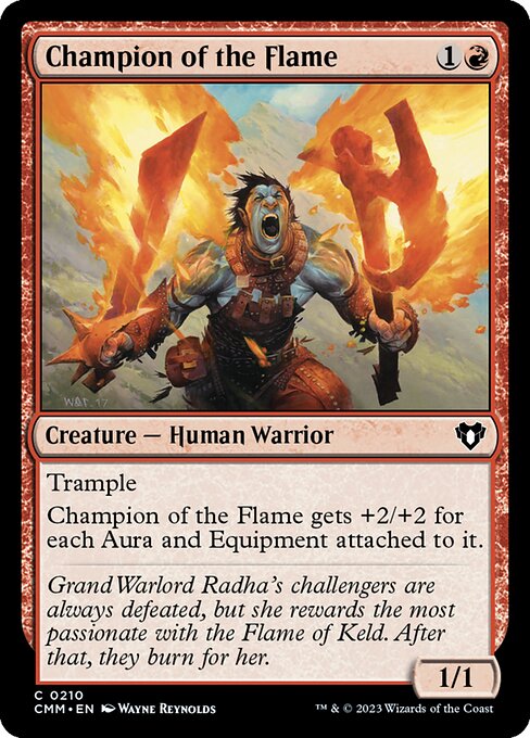 Champion of the Flame - Commander Masters Common Card