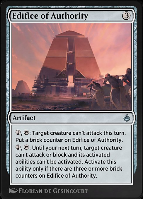 Edifice of Authority - Amonkhet Remastered Uncommon Card