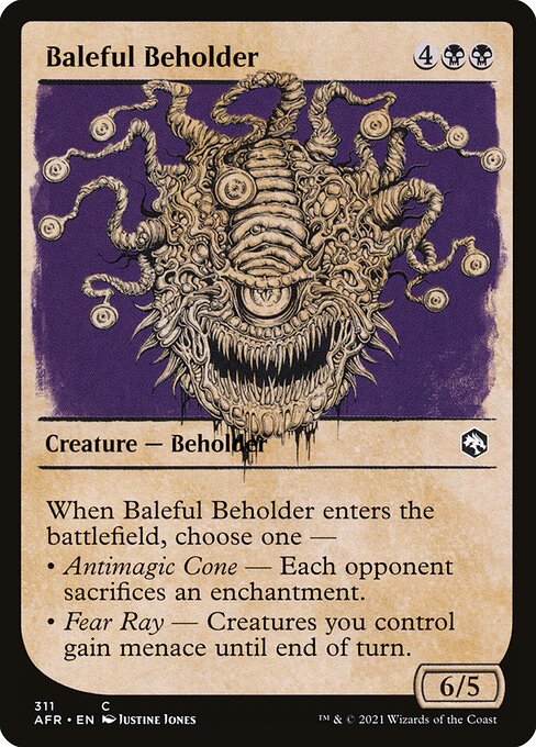 Baleful Beholder - Adventures in the Forgotten Realms Common Card
