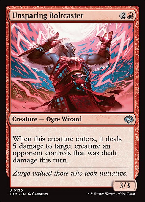 Unsparing Boltcaster - Tarkir: Dragonstorm Uncommon Card