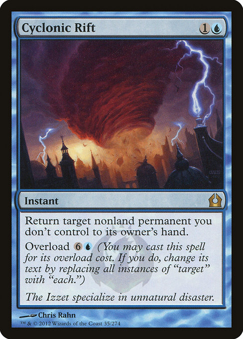 Cyclonic Rift - Return to Ravnica Rare Card