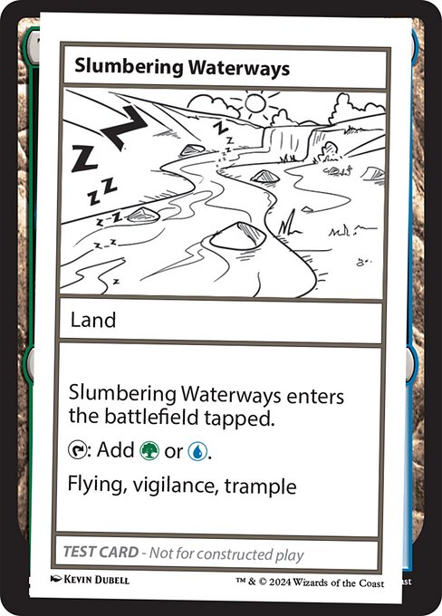 Slumbering Waterways - Mystery Booster 2 Rare Card