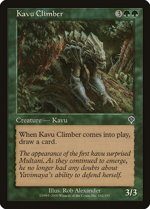 Kavu Climber - Invasion Common Card