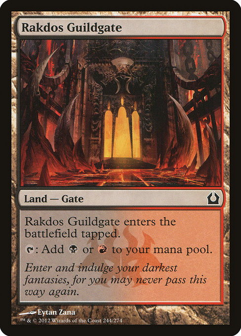 Rakdos Guildgate - Return to Ravnica Common Card