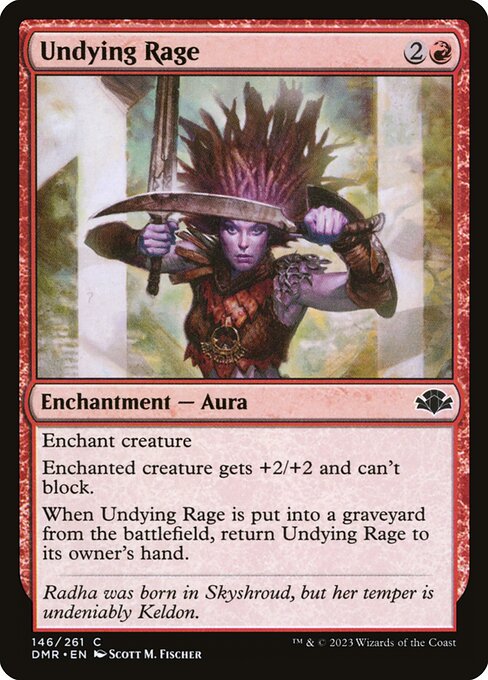 Undying Rage - Dominaria Remastered Common Card