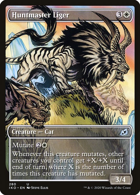 Huntmaster Liger - Ikoria: Lair of Behemoths Uncommon Card