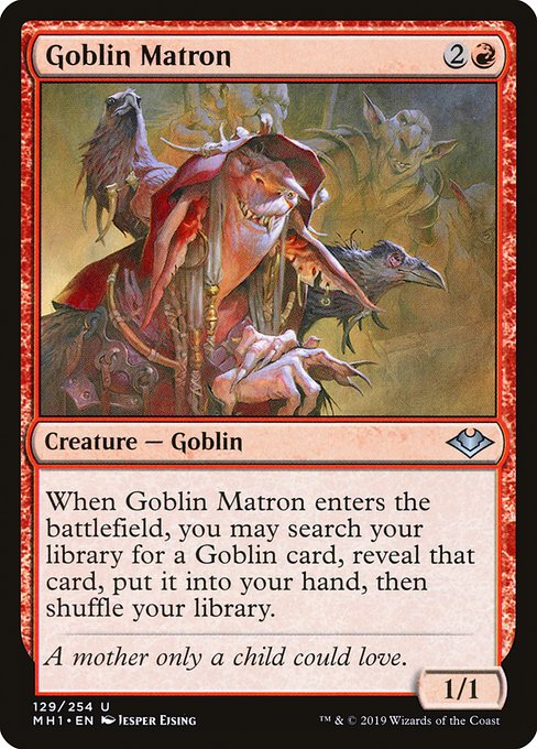 Goblin Matron - Modern Horizons Uncommon Card