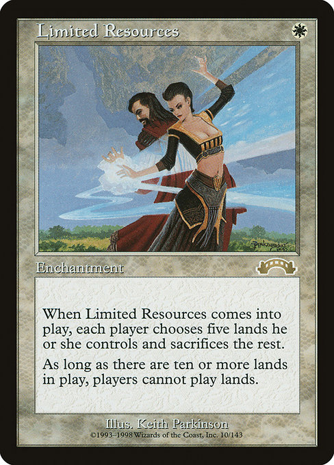 Limited Resources - Exodus Rare Card