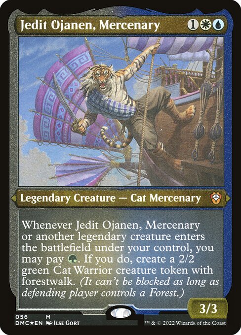 Jedit Ojanen, Mercenary - Dominaria United Commander Mythic Card