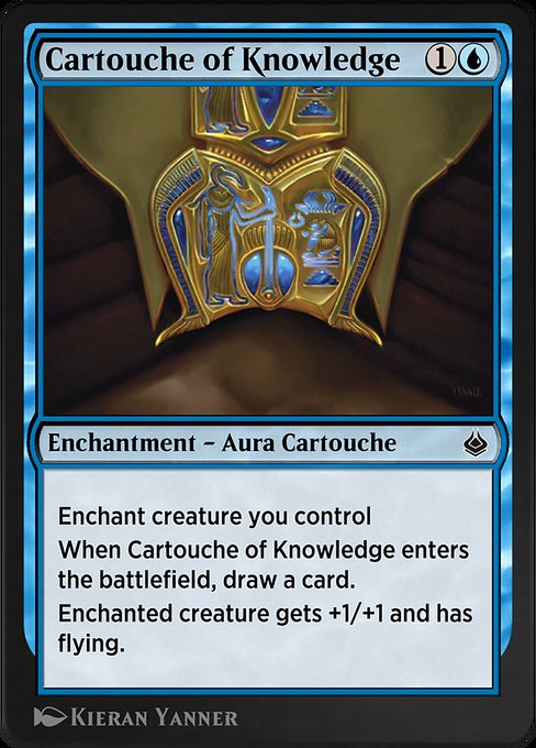 Cartouche of Knowledge - Amonkhet Remastered Common Card