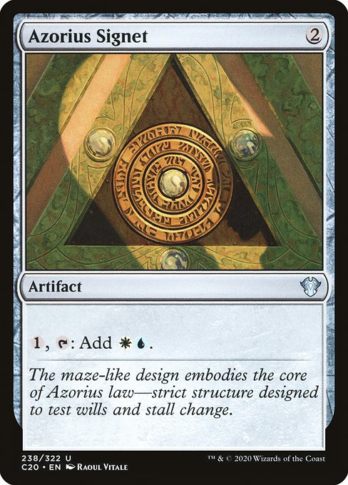 Azorius Signet - Commander 2020 Uncommon Card