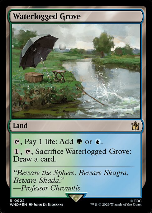 Waterlogged Grove - Doctor Who Rare Card
