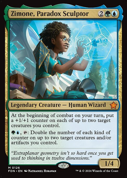 Zimone, Paradox Sculptor - Foundations Mythic Card
