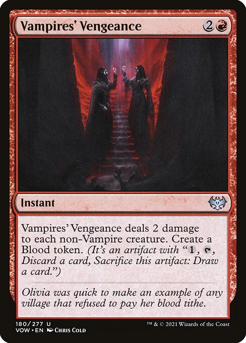 Vampires' Vengeance - Innistrad: Crimson Vow Uncommon Card