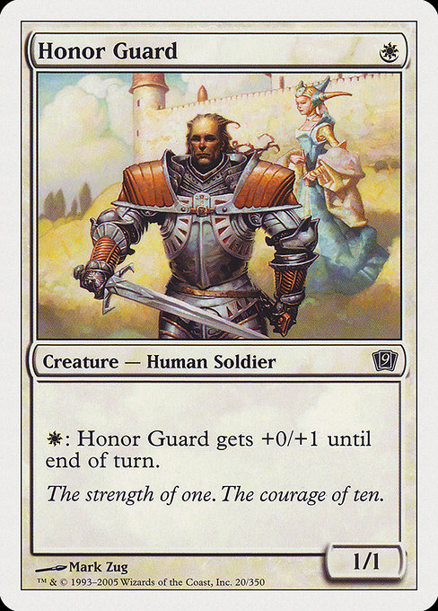 Honor Guard - Ninth Edition Common Card
