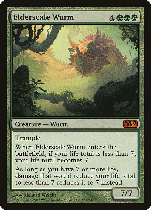 Elderscale Wurm - Magic 2013 Mythic Card