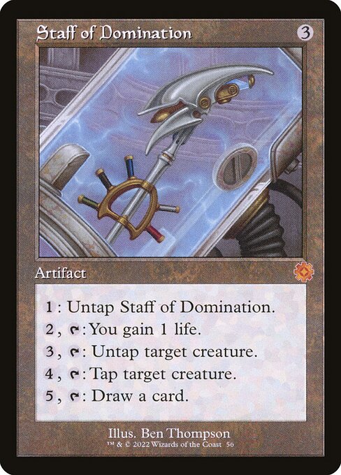 Staff of Domination - The Brothers' War Retro Artifacts Mythic Card