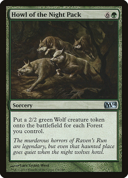 Howl of the Night Pack - Magic 2014 Uncommon Card