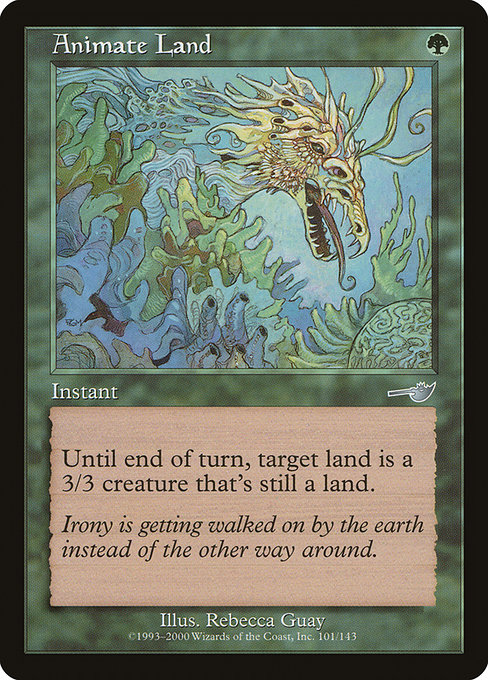 Animate Land - Nemesis Uncommon Card