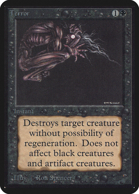 Terror - Limited Edition Alpha Common Card