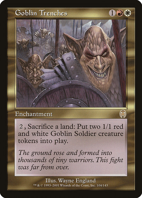 Goblin Trenches - Apocalypse Rare Card