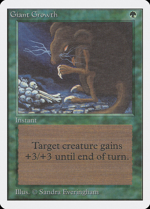 Giant Growth - Unlimited Edition Common Card