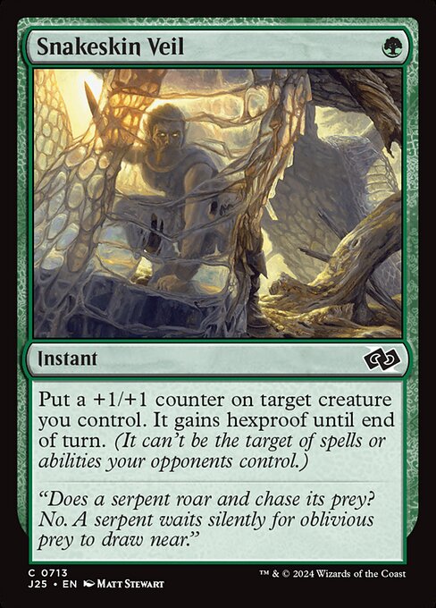 Snakeskin Veil - Foundations Jumpstart Common Card