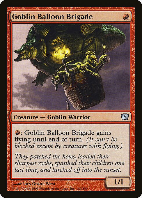 Goblin Balloon Brigade - Ninth Edition Uncommon Card